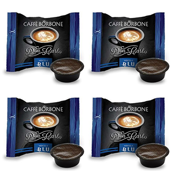 50 Capsule Compatibili Lavazza A Modo Mio Caffè Borbone Blu