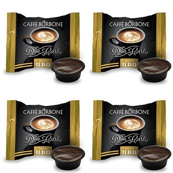 200 Capsule Compatibili Lavazza A Modo Mio Caffè Borbone Oro