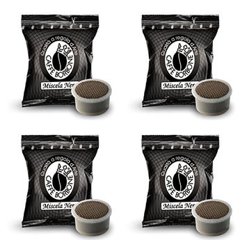 200 Capsule Compatibili Lavazza Point Caffè Borbone Nero