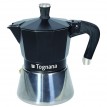 Caffettiera Tognana 6 tazze Sphera Alluminio Nero