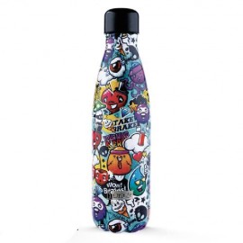 I-Drink Bottiglia Termica 500 ml Graphics ID0085 Graffiti