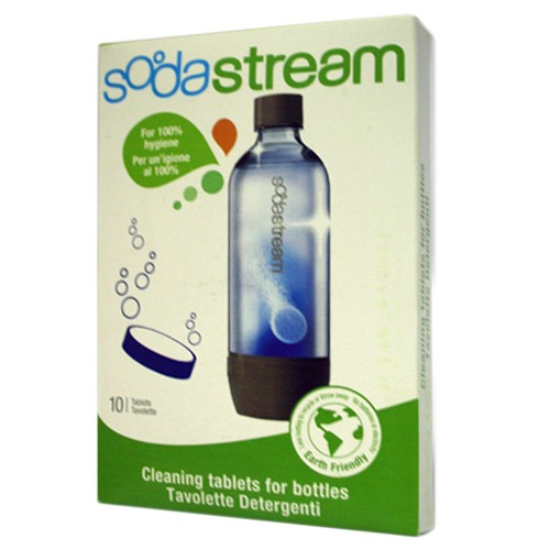 10 Pastiglie per Pulizia Bottiglie per Gasatori Sodastream