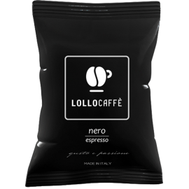 100 Capsule LolloCaffè Point Nera Compatibili Lavazza Espresso Point