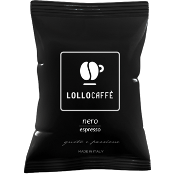 100 Capsule LolloCaffè Point Nera Compatibili Lavazza Espresso Point